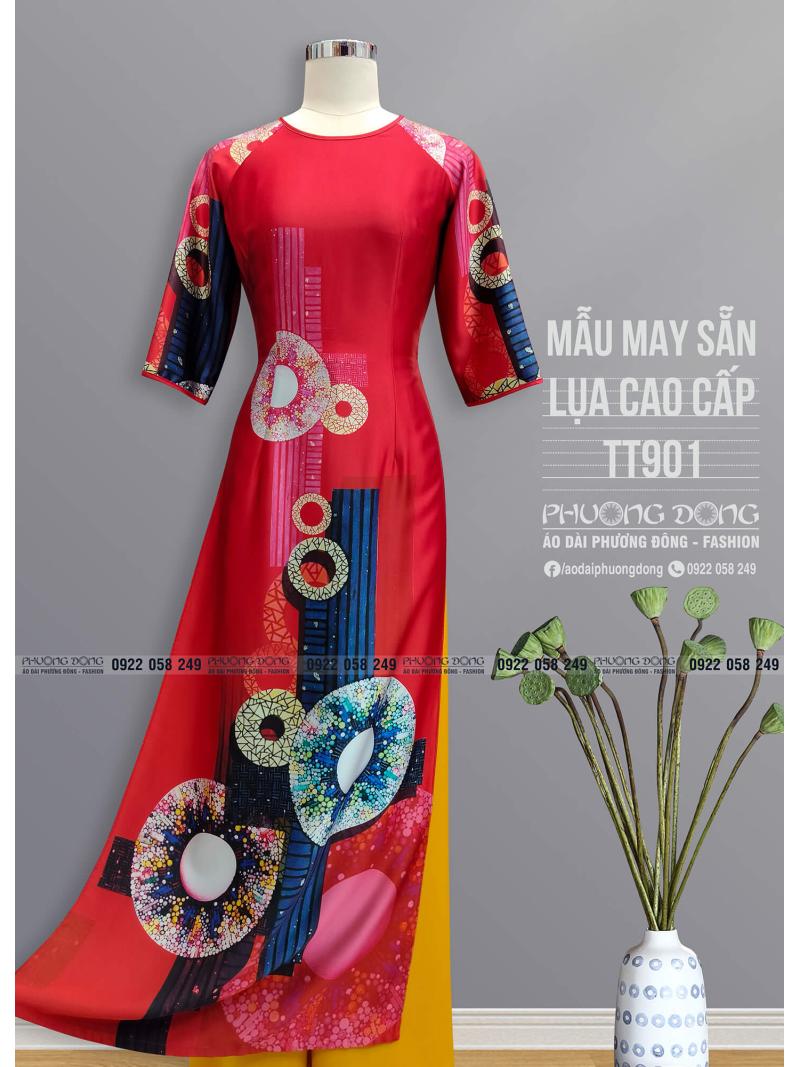 Áo Dài Truyền Thống Lụa Cao Cấp TT901